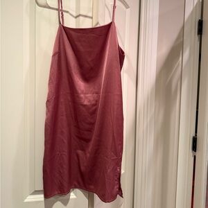 Cotton On Mauve Satin Dress
